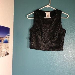 BCBG Generation Etched Crop Top